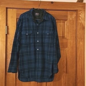 Men's Pendleton Wool Shirt Size 16 1/2